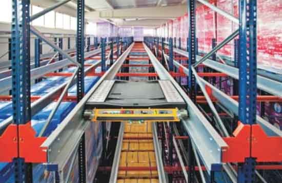 Shuttle Racking System for Cold Storage