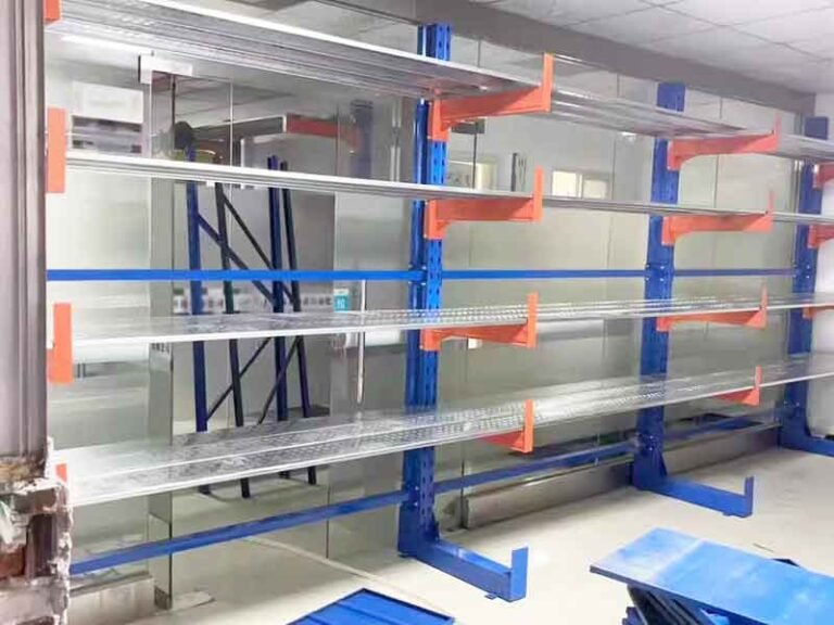 Cantilever Rack for Solar Profile Storage — Long-Span PV Mounting Racks for Extrusion Plants