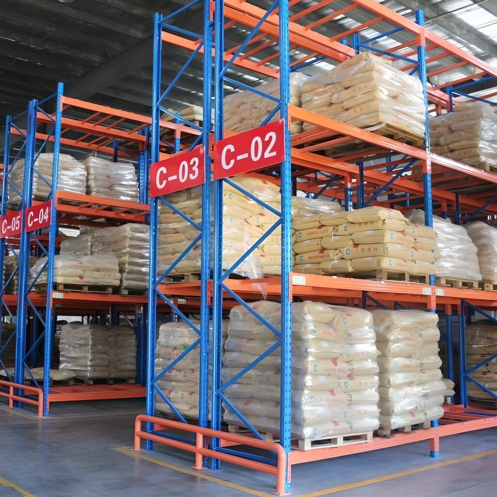 Frozen food storage solution - High-density drive-in racking system