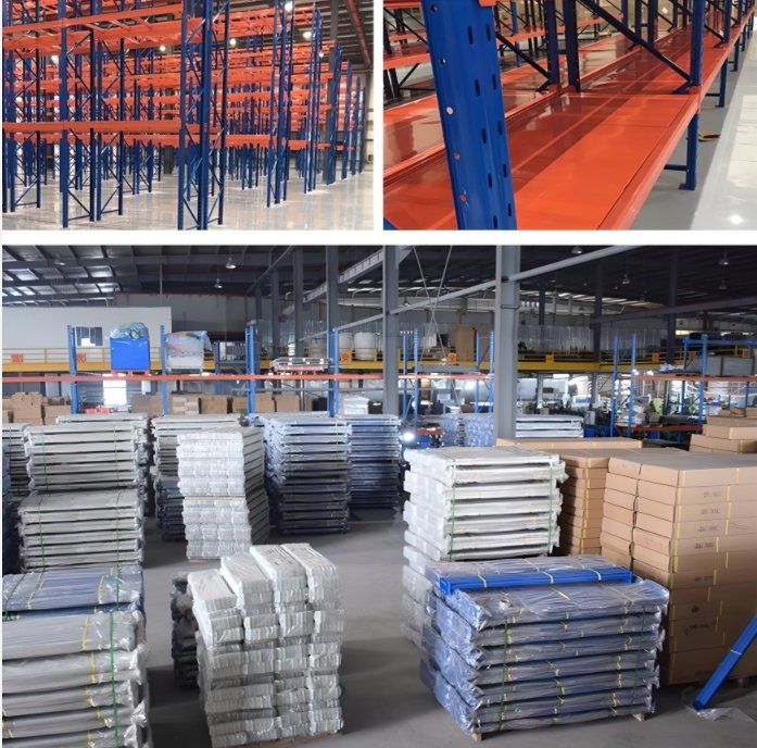 Warehouse high density pallet storage lanes application scenes